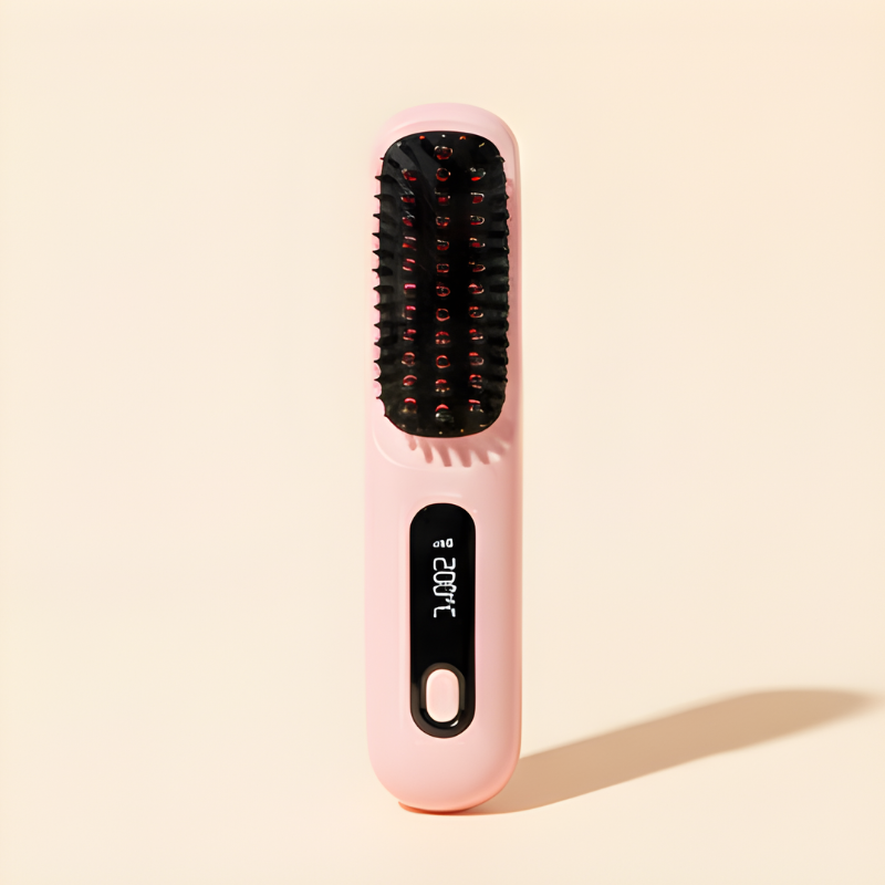 SilkRush™ | Cordless Ceramic Straightening Brush — 50% OFF