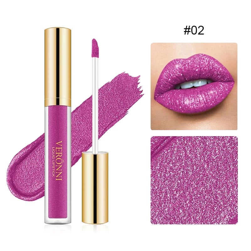 Glinté™ Diamond Liquid Lipstick — 16-Hour Shine & Comfort