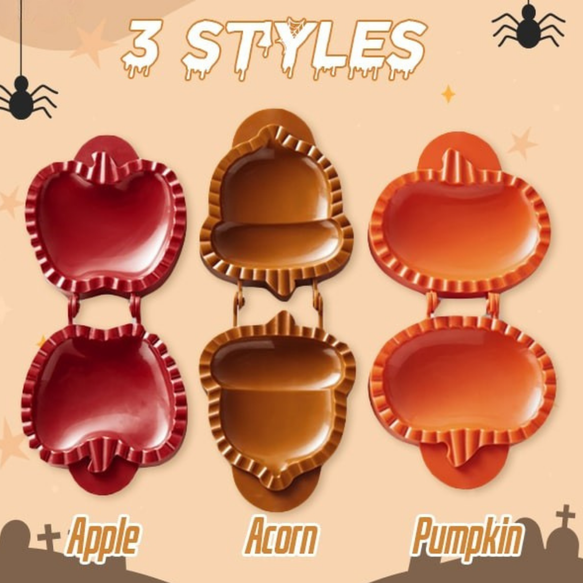 BakeSpirits™ – Halloween Pie Press Set (2+1 Free)