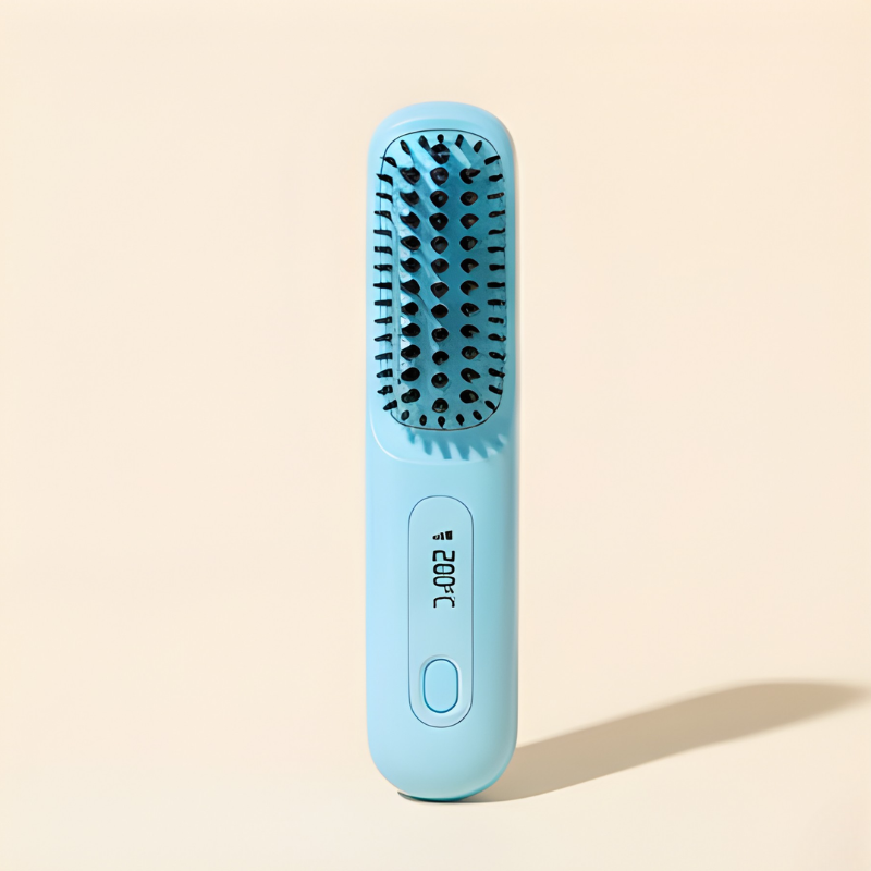 SilkRush™ | Cordless Ceramic Straightening Brush — 50% OFF