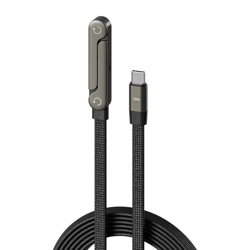FlexCharge Pro™ 240W — Ultra-Fast Charging with Built-In Stand (50% OFF)