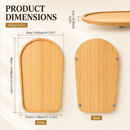 GlideBoard™ | Handmade Bamboo Mixer Sliding Tray — 50% OFF