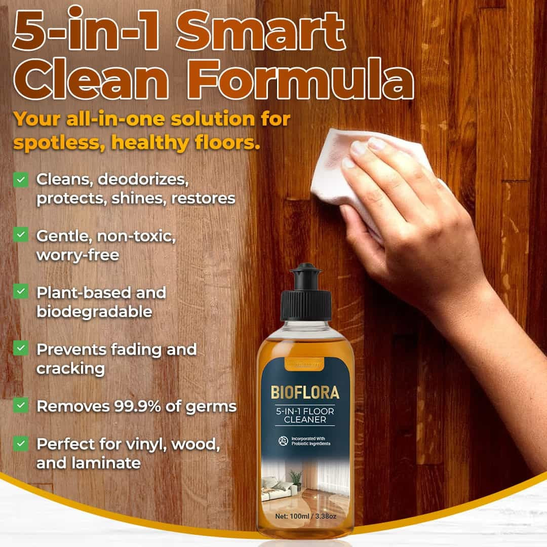 FloorBliss™ | 5-in-1 Prebiotic Floor Cleaner — 50% OFF