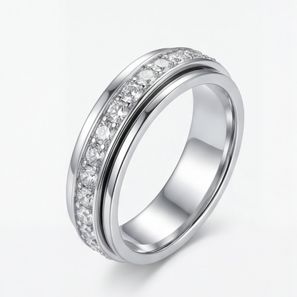 Calmara™ Rotating Zirconia Spinner Ring