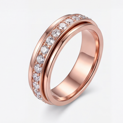 Calmara™ Rotating Zirconia Spinner Ring