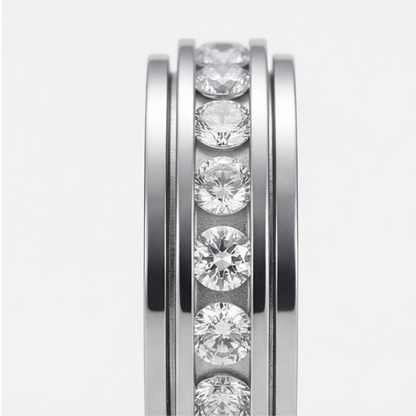 Calmara™ Rotating Zirconia Spinner Ring