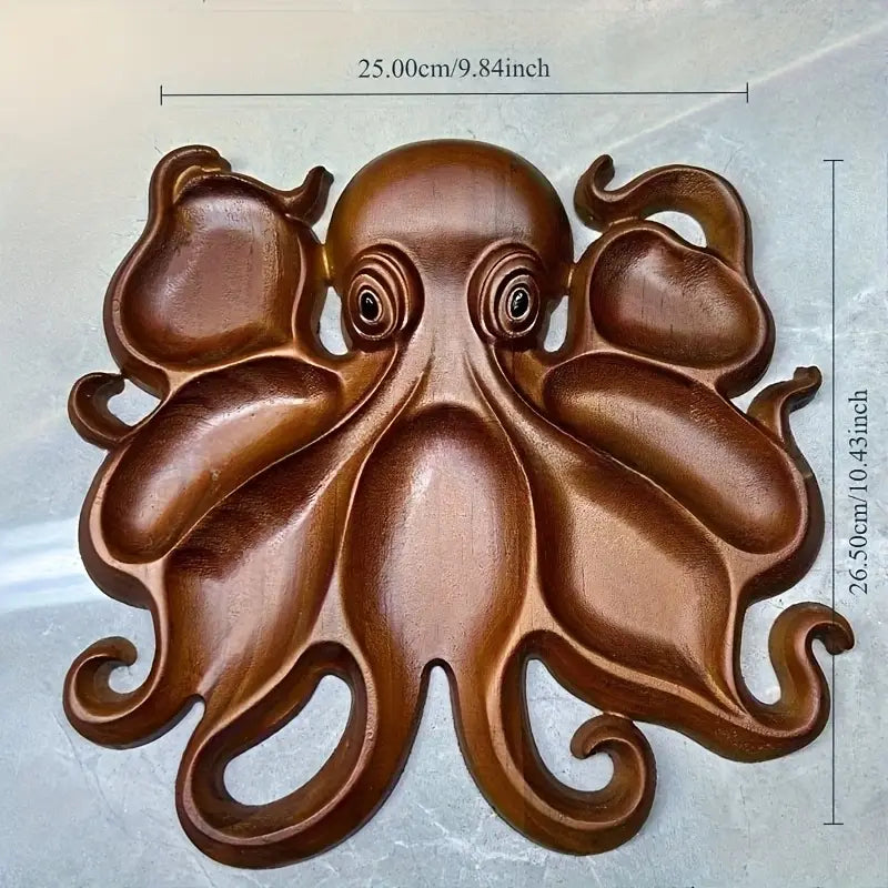 KrakenBoard™ – Rustic Octopus Charcuterie Platter