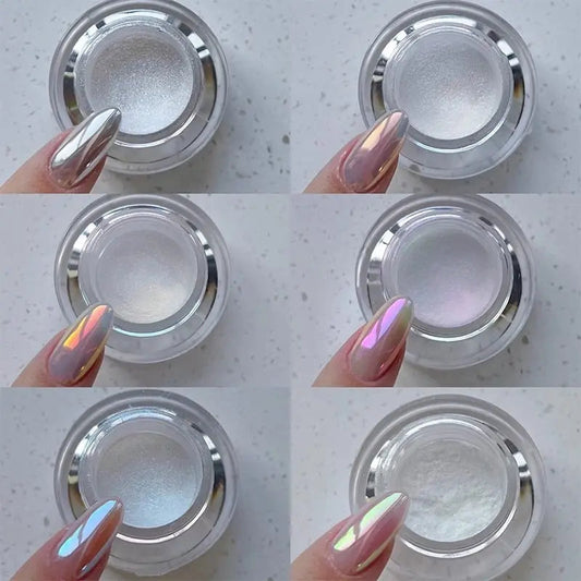 ChromeGlow™ | Mirror-Shine Chrome Nail Powder — 1+1 FREE