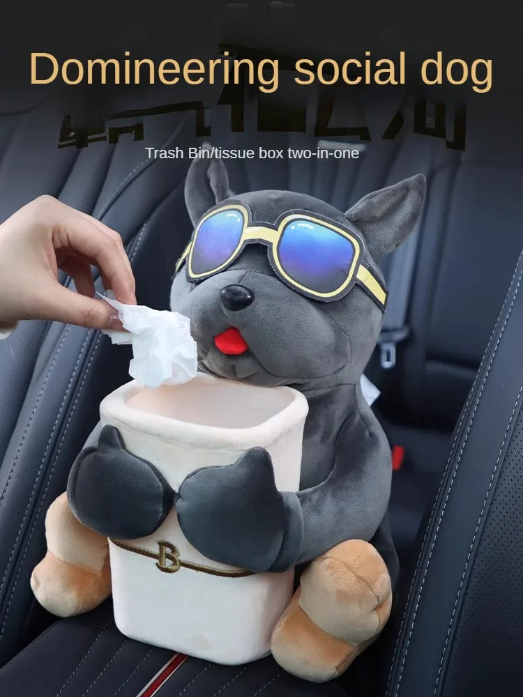 Dog Car Tissue Holder