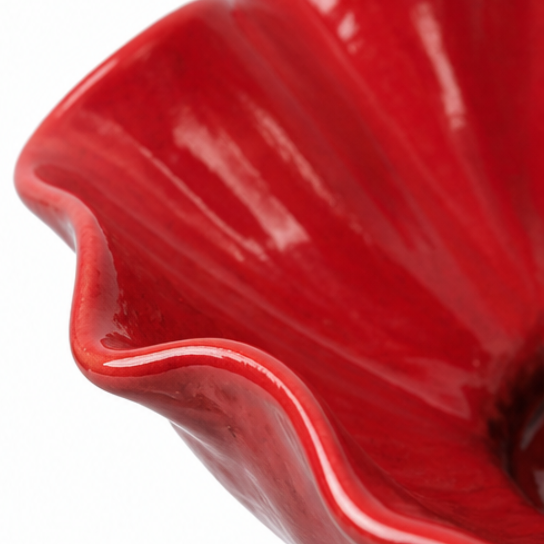 BloomBath™ | Poppy Bird Bath Garden Stake