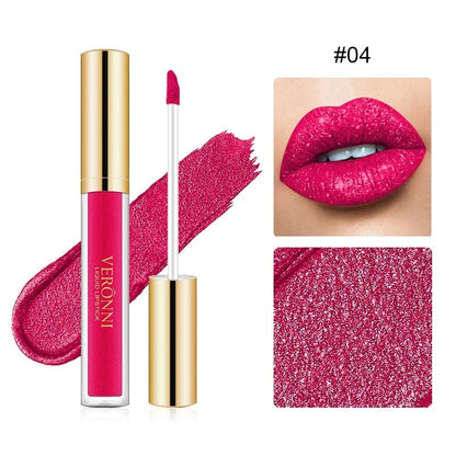 Glinté™ Diamond Liquid Lipstick — 16-Hour Shine & Comfort