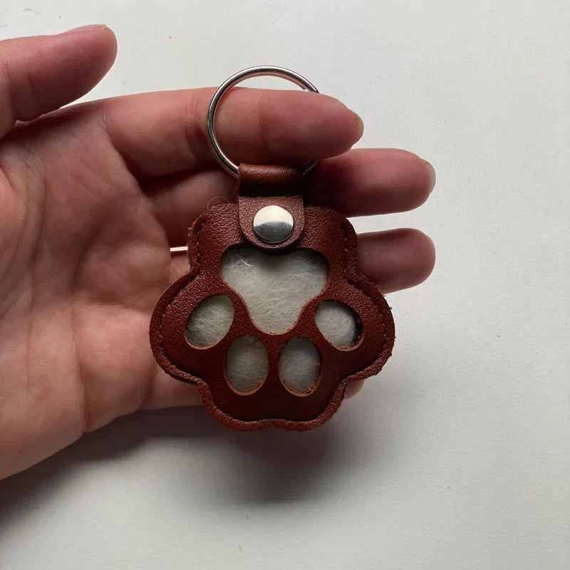 PawKeep™ | Leather Pet Memory Keychain — 50% OFF