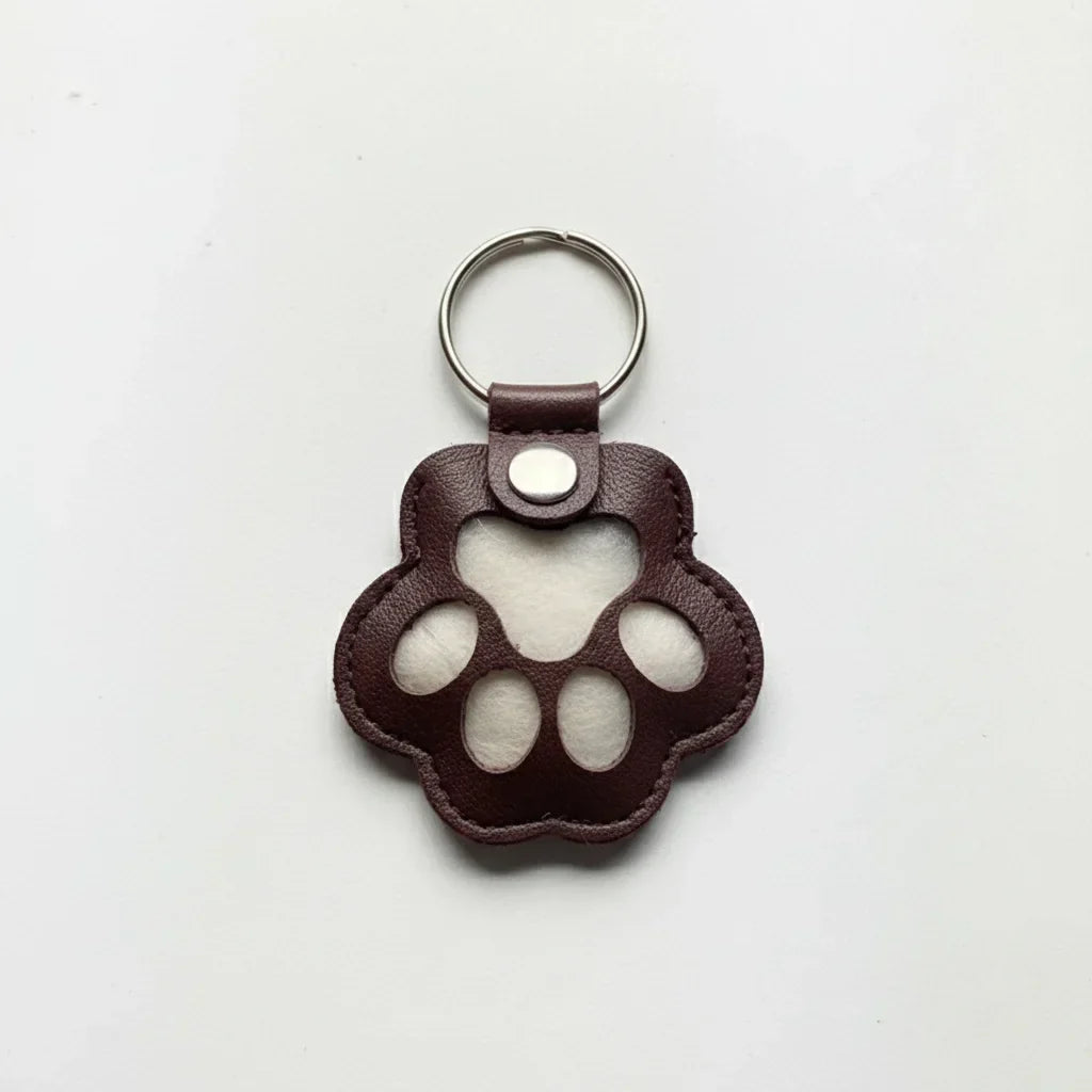 PawKeep™ | Leather Pet Memory Keychain — 50% OFF