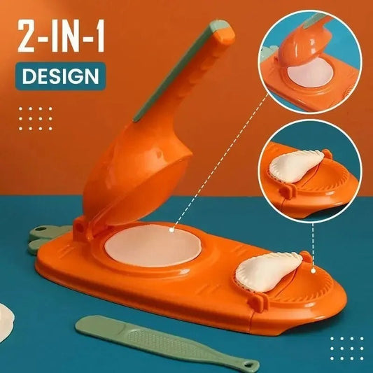 2-in-1 Dumpling Maker Tool for Cutting & Sealing