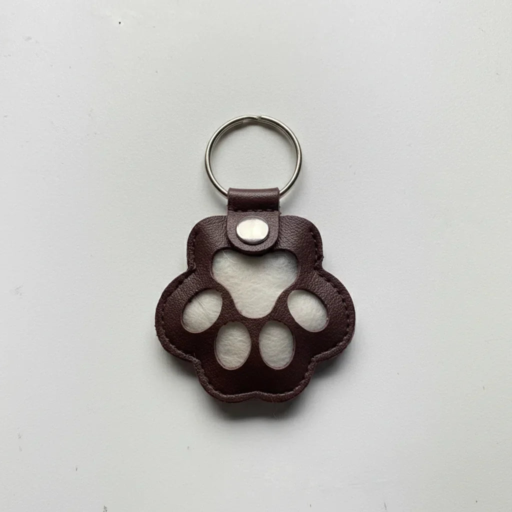 PawKeep™ | Leather Pet Memory Keychain — 50% OFF