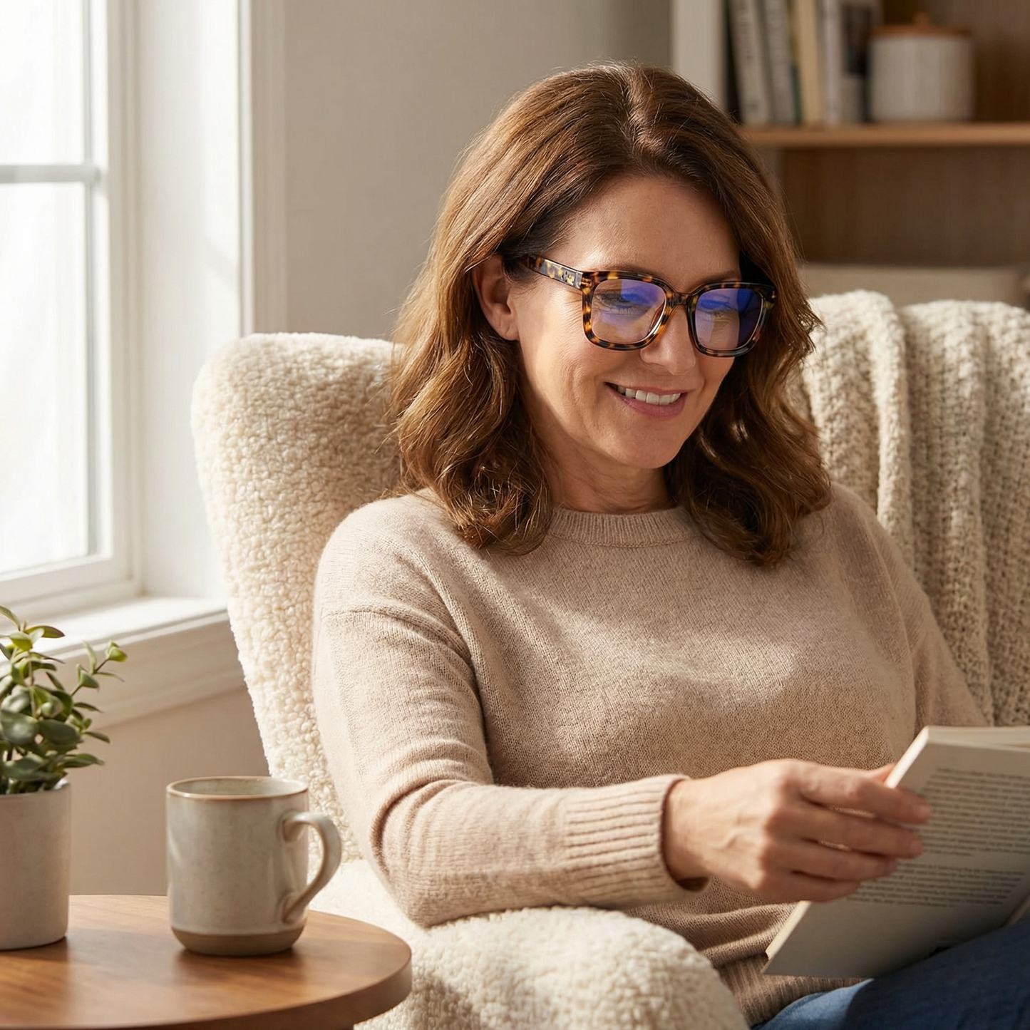 Veloura™ Oversized Tortoiseshell Reading Glasses