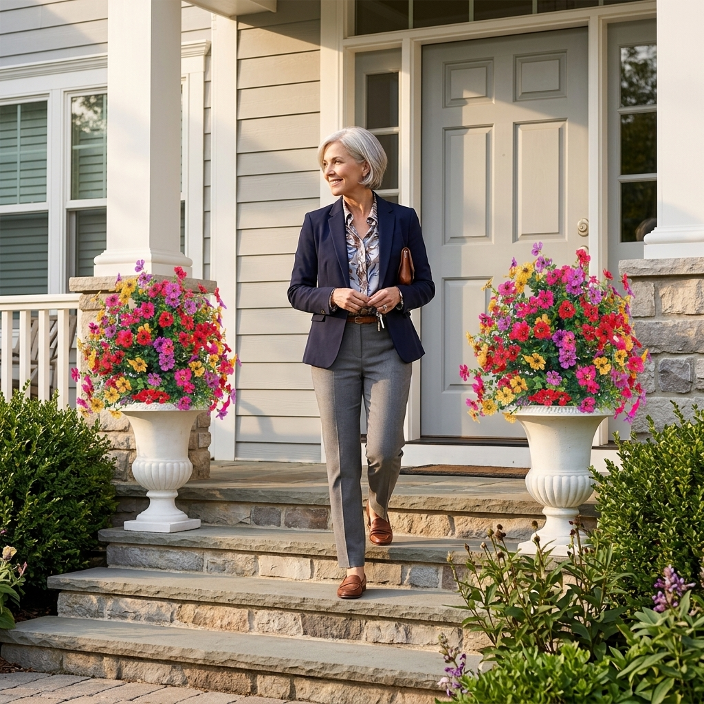 Floreva™ Outdoor Flower Topiary — 50% OFF Today