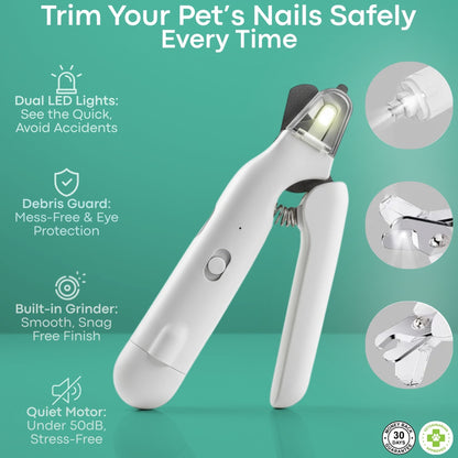 PawLume™ Dual-LED Pet Nail Clipper + 50% Off Today