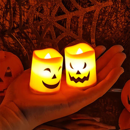 SpookGlow™ – Ghost Face LED Candles (60% OFF)