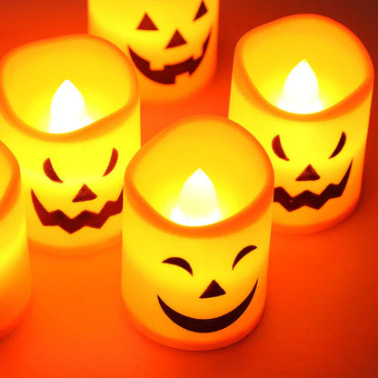 SpookGlow™ – Ghost Face LED Candles (60% OFF)