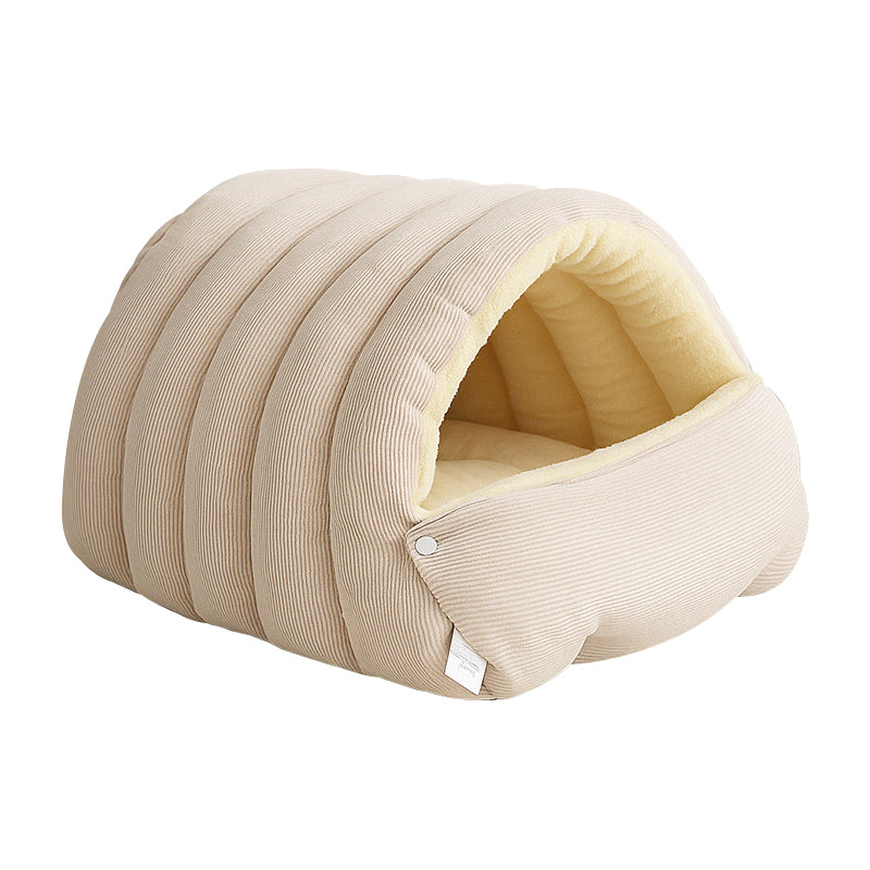 PurrHaven™ – Plush Pet Cave Bed (50% OFF)