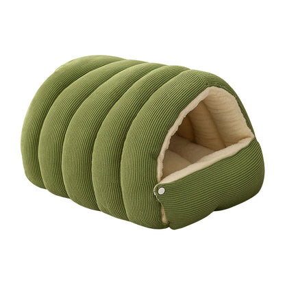 PurrHaven™ – Plush Pet Cave Bed (50% OFF)