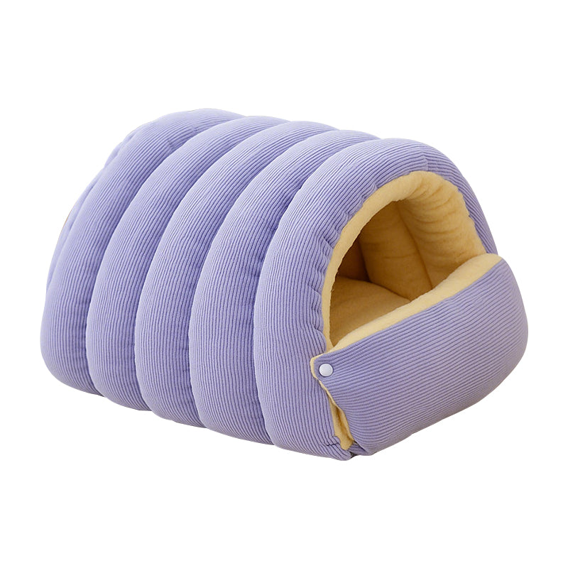 PurrHaven™ – Plush Pet Cave Bed (50% OFF)